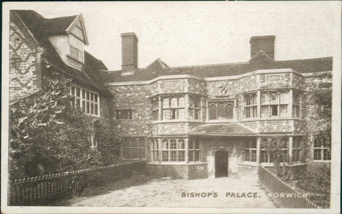Postcard bishops palace - postcard,