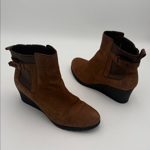 Ugg brown suede ankle boots - ugg,