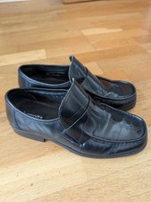 Barratts Leather Windsor Shoes Size 9 Black