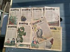 10 Vintage French Magazines From 1943 Hunting Shooting Fishing Rustica (B)