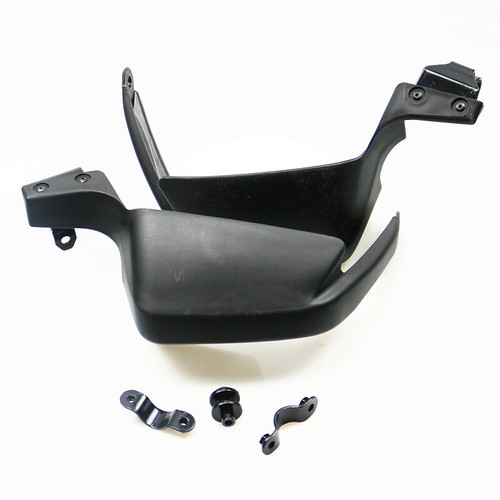 Motorcycle black hand guards - black,