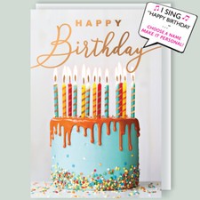 Personalised cake candles - personalised,