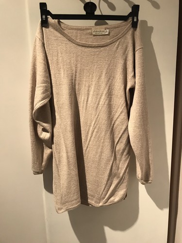 Biege woolen skirt - woolen, suit