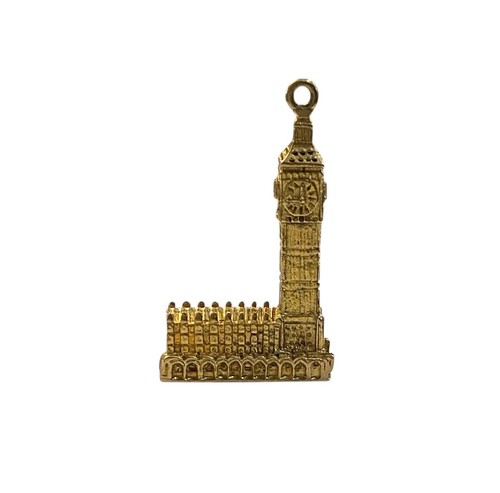 9ct vintage charm big ben - 9ct, charm.