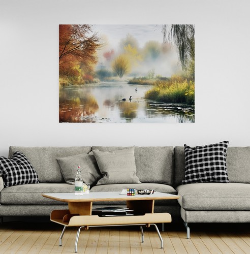 Autumn lake landscape nature - landscape,