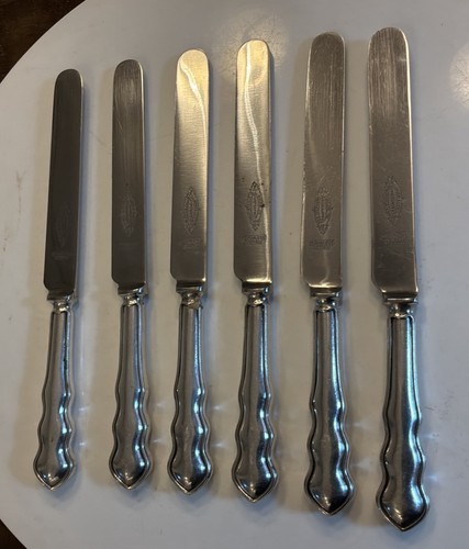 Vintage silver plate - 6, wavy