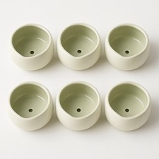Ceramic Mini (8cm X7cm) Succulent Flower Herb Plant Pots, 6-Pack