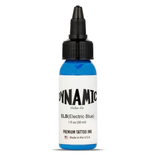 Dynamic electric blue - electric, tattoo