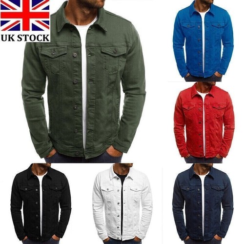 Mens denim jacket loose fit - mens,