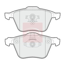 APEC Brake Pad Set, disc brake