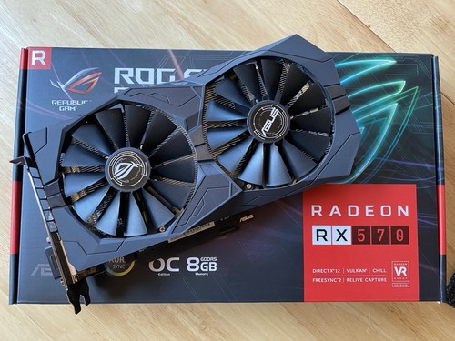 Asus amd radeon 570 8gb - amd,