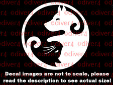 Cat and Dog Yin Yang Car Van