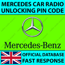 MERCEDES RADIO UNLOCKING PIN