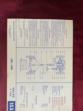 VOLVO P1800 COUPE '61-63 WOLSELEY 15/50 56-58 FINA MAINTENANCE/LUBRICATION CHART
