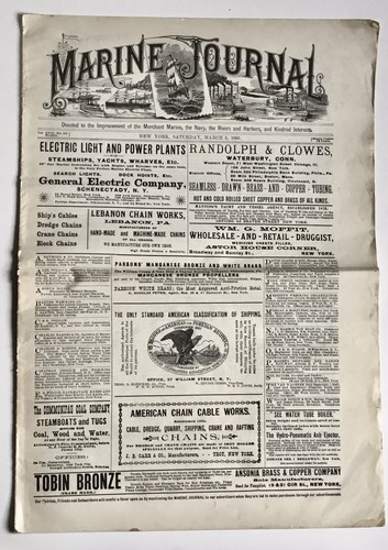 1895 marine journal periodical - 1895,