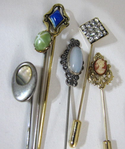 Vintage art glass revival - glass, pin