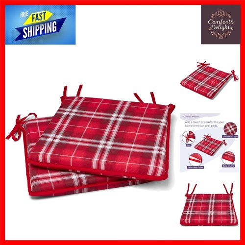 Memory foam tartan chair seat - memory,