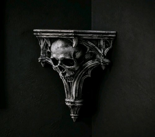 Stunning skull corner shelf - skull,