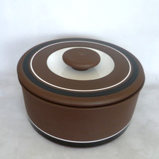 Hornsea Contrast Casserole Dish Tureen & Lid Vintage 1970s. 20cm Great Condition