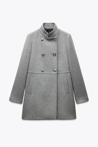 Zara double breasted wool - zara,