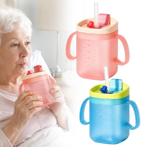 Spill proof cups with handle - spill,