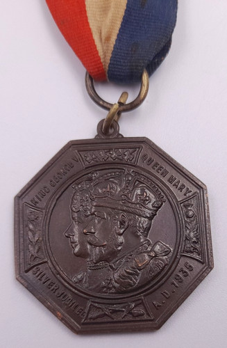 1935 medal silver jubilee - medal,