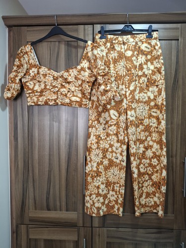 Zara floral print - floral, linen
