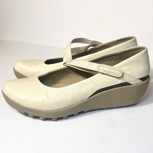 Tsubo leather mary jane - jane, wedge