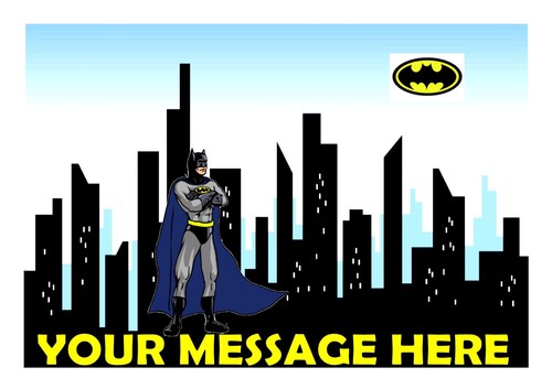Batman cake topper - cake,