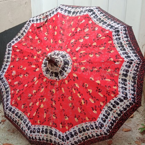 Vintage pagoda umbrella - vintage,
