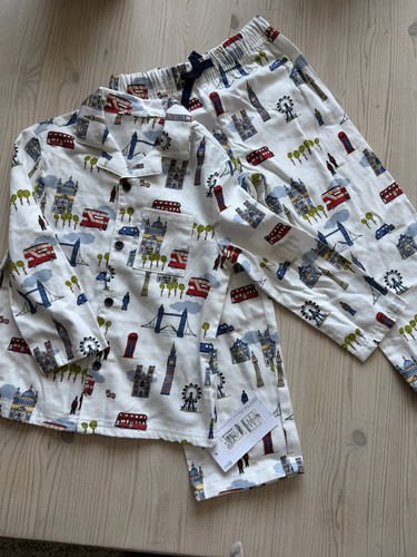 London print boys pyjamas - boys,