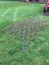 heavy duty field drag chain harrow 5ft x 10ft, excellent condition