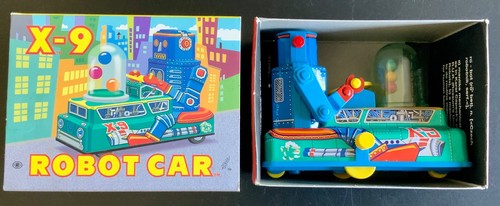 Masudaya mini robot car - x-9,