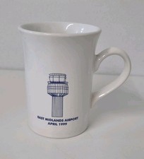 East Midlands Airport Mug April  1999 Staffordshire Tableware 