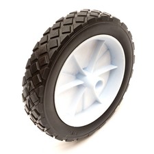 7 Inch Wheel & Solid PU Tyre 7-1.5 Offset Hub 1/2 Inch Bore Push Lawnmower Mower