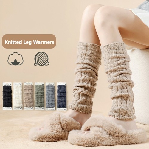 Solid color knitted leg - solid,