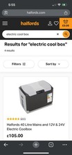 Halfords Cool Box