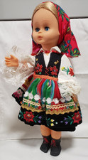 Large Vtg Polish doll in Folk