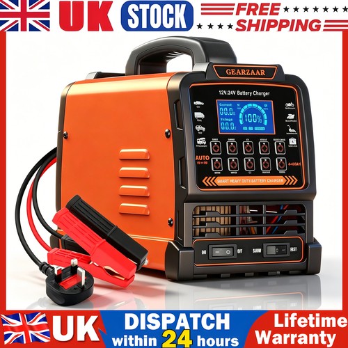 Heavy duty battery charger 15a - heavy,