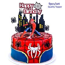 9pcs Superhero Spider Happy