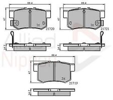 Honda Civic MK7 Brake Pads Honda Civic VTEC Rear Pads ADB3445 