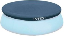 Intex 8 ft Easy Set Pool Cover - Blue (128020)