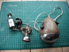 LOVELY  VINTAGE MILLER BICYCLE HEAD & REAR LAMPS PLUS DYNAMO. TESTED WORKING