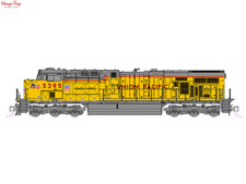 Kato ES44AC Loco Union Pacific