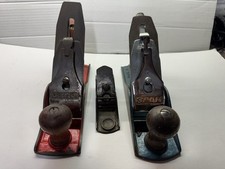 2 x Vintage Stan No.4 And Macrome  1190 Woodworking Planes Plus Small Hand Plane