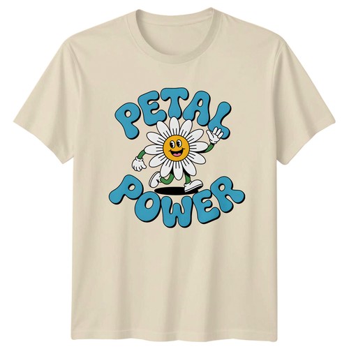 Petal power shirt retro - petal,