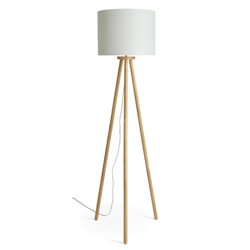 Wooden tripod floor - wooden, mid