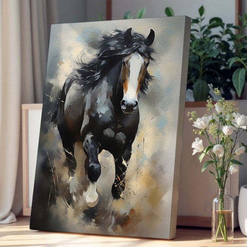 Shire horse expressionism - shire,