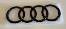 Audi Sign 4 Rings Black 10.5