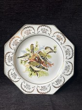 Antique Ceramic Bird Plates by